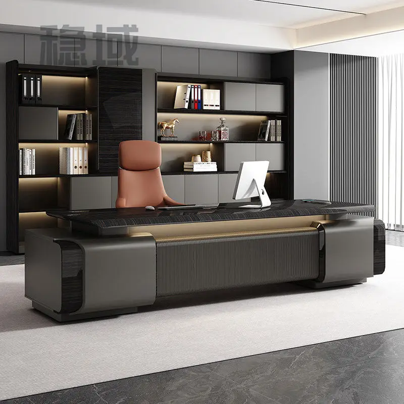 Office Furniture boss Desk Manager Executive Office Desk Table Ceo Luxury Desk boss Table — image 2