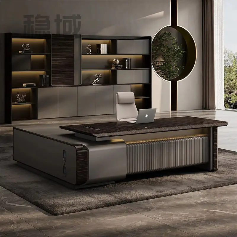 Office Furniture boss Desk Manager Executive Office Desk Table Ceo Luxury Desk boss Table — view 1