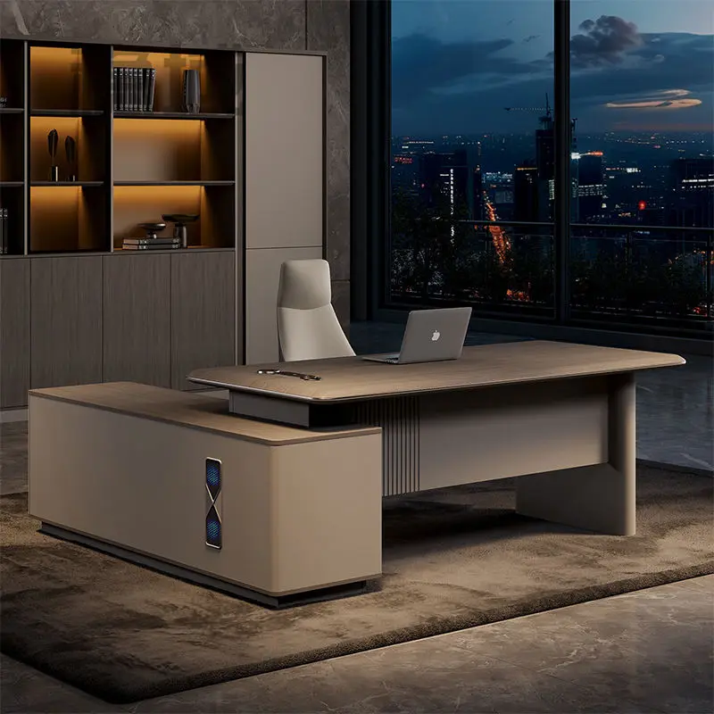 Office Furniture boss Desk Manager Executive Office Desk Table Ceo Luxury Desk boss Table — view 1