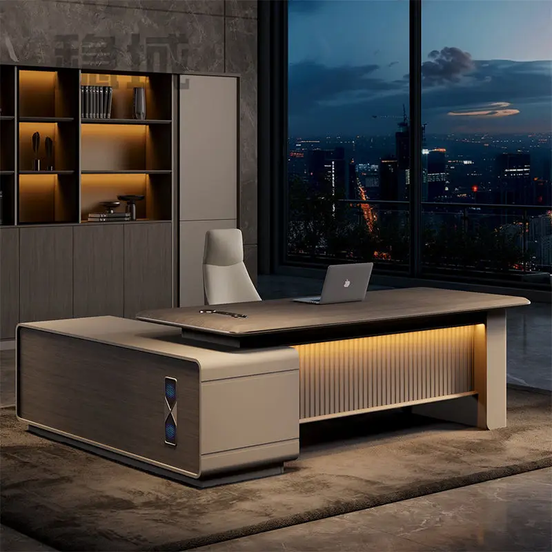 Office Furniture boss Desk Manager Executive Office Desk Table Ceo Luxury Desk boss Table — view 1