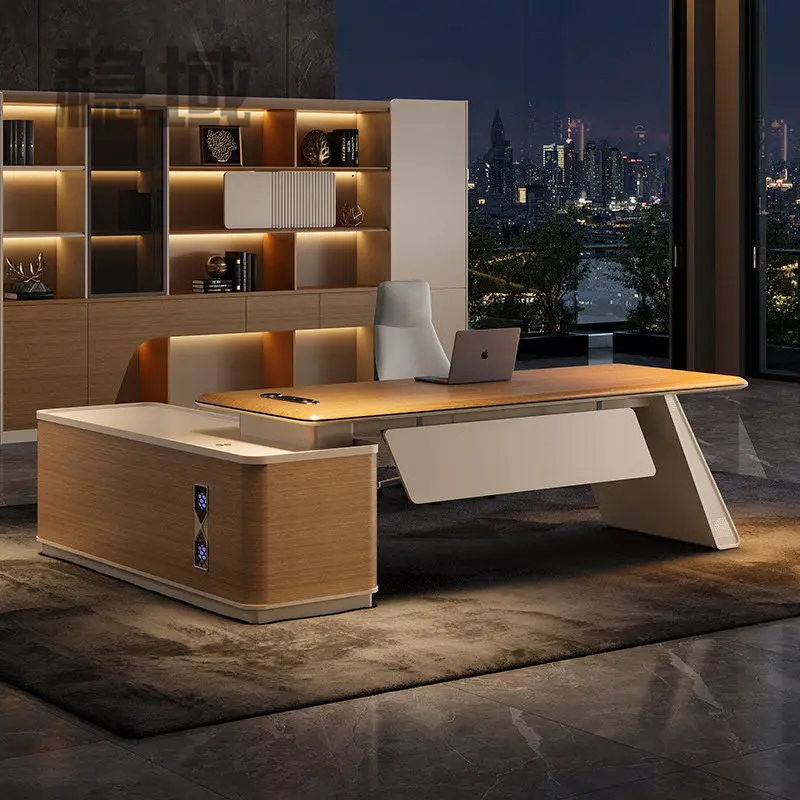 Office Furniture boss Desk Manager Executive Office Desk Table Ceo Luxury Desk boss Table — view 1