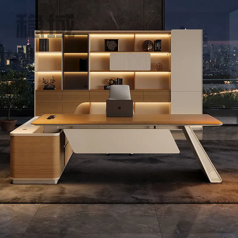 Office Furniture boss Desk Manager Executive Office Desk Table Ceo Luxury Desk boss Table — image 2