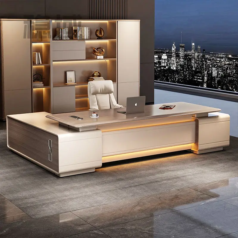 Office Furniture boss Desk Manager Executive Office Desk Table Ceo Luxury Desk boss Table — view 1