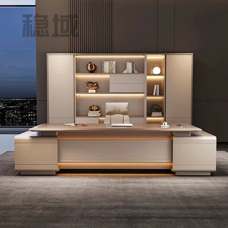 Office Furniture boss Desk Manager Executive Office Desk Table Ceo Luxury Desk boss Table — image 2