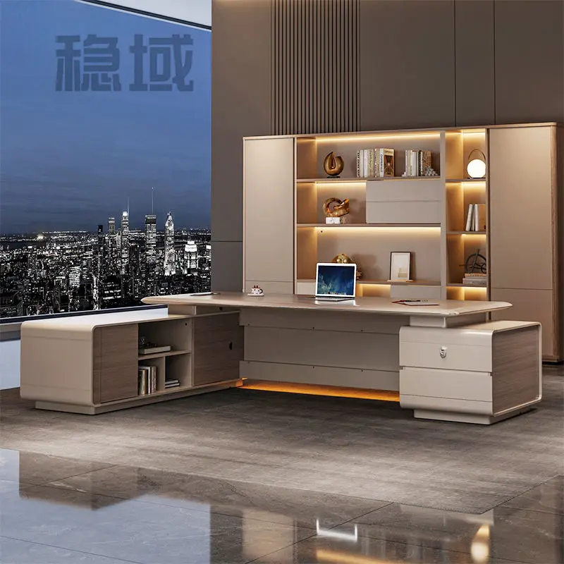 Office Furniture boss Desk Manager Executive Office Desk Table Ceo Luxury Desk boss Table — image 3