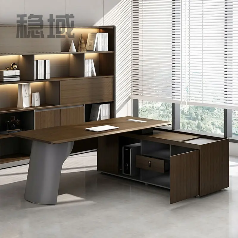 Office Furniture boss Desk Manager Executive Office Desk Table Ceo Luxury Desk boss Table — image 3