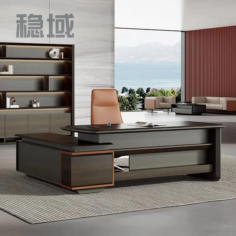 Office Furniture boss Desk Manager Executive Office Desk Table Ceo Luxury Desk boss Table — view 1