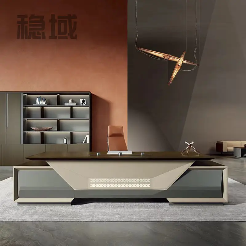 Office Furniture boss Desk Manager Executive Office Desk Table Ceo Luxury Desk boss Table — view 1