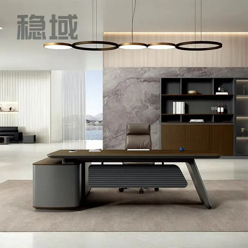 Office Furniture boss Desk Manager Executive Office Desk Table Ceo Luxury Desk boss Table — view 1