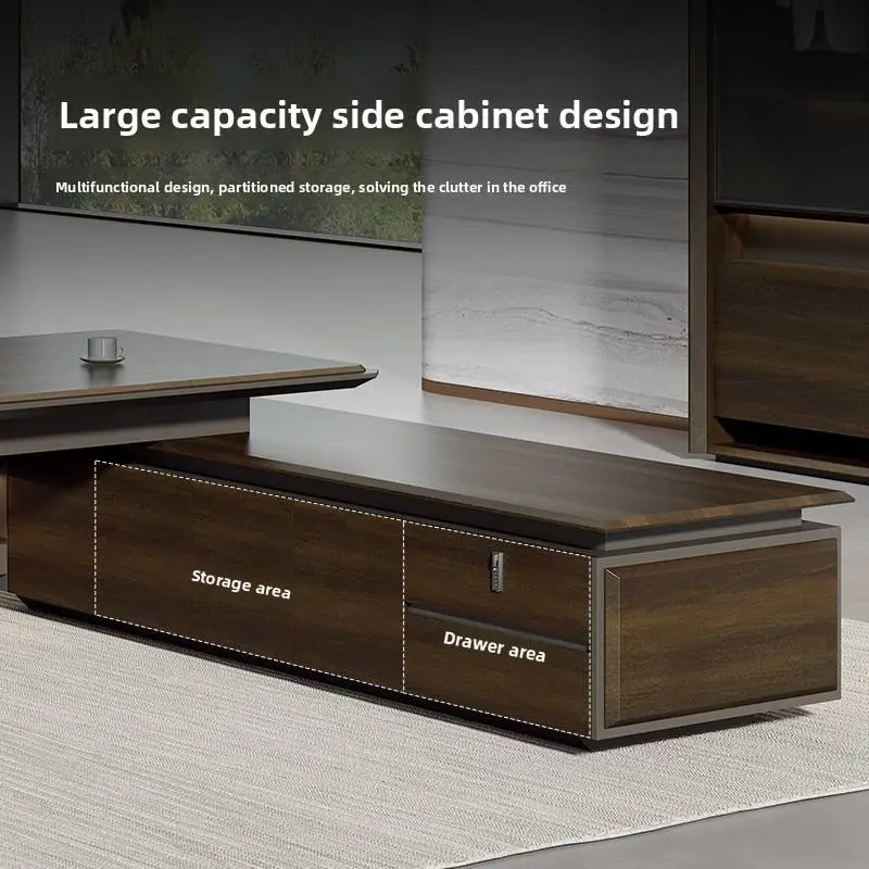 Office Furniture boss Desk Manager Executive Office Desk Table Ceo Luxury Desk boss Table — image 5