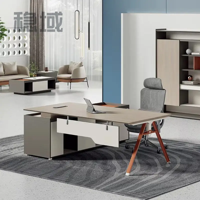 Office Furniture boss Desk Manager Executive Office Desk Table Ceo Luxury Desk boss Table — view 1