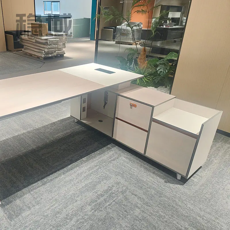 Office Furniture boss Desk Manager Executive Office Desk Table Ceo Luxury Desk boss Table — image 3
