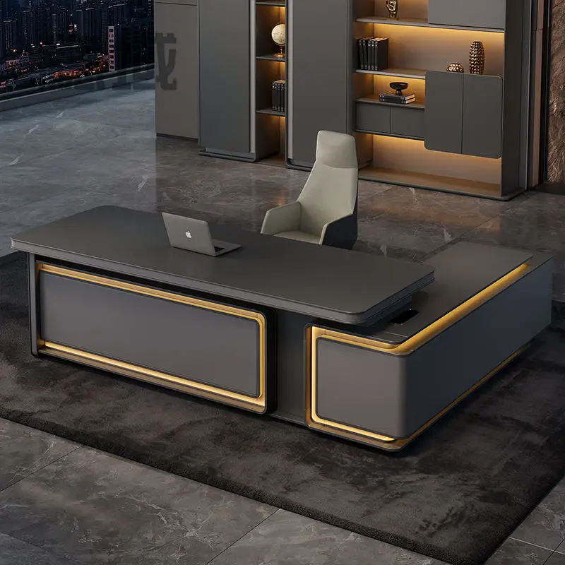 Office Furniture boss Desk Manager Executive Office Desk Table Ceo Luxury Desk boss Table — image 3