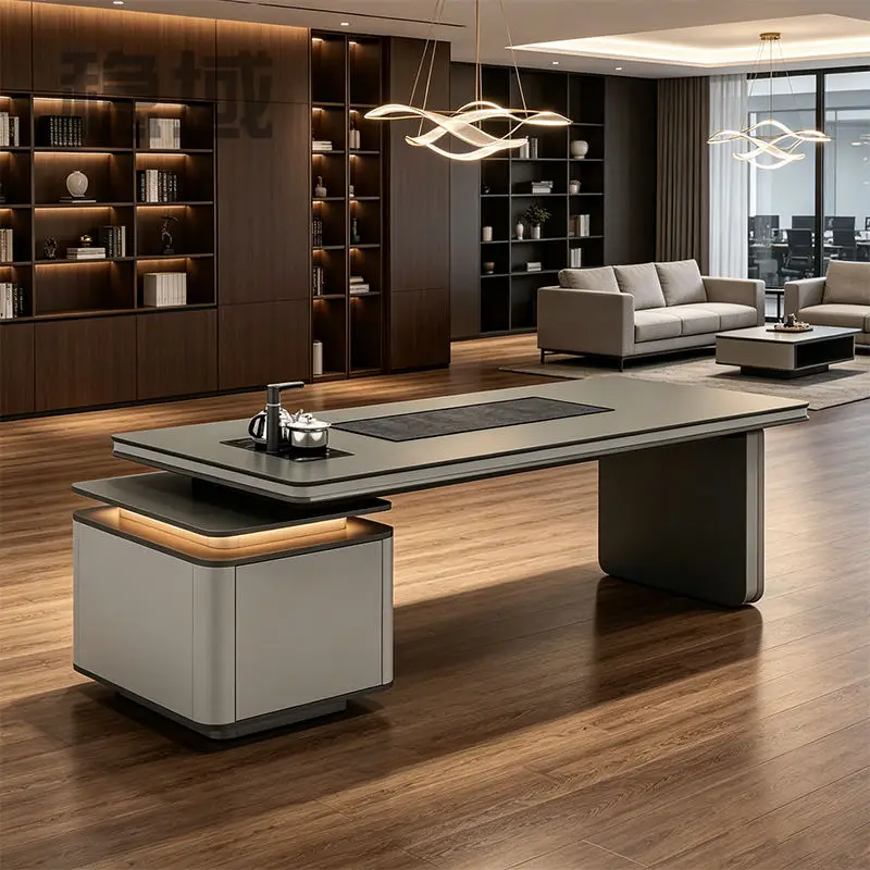 Office Furniture boss Desk Manager Executive Office Desk Table Ceo Luxury Desk boss Table — image 3