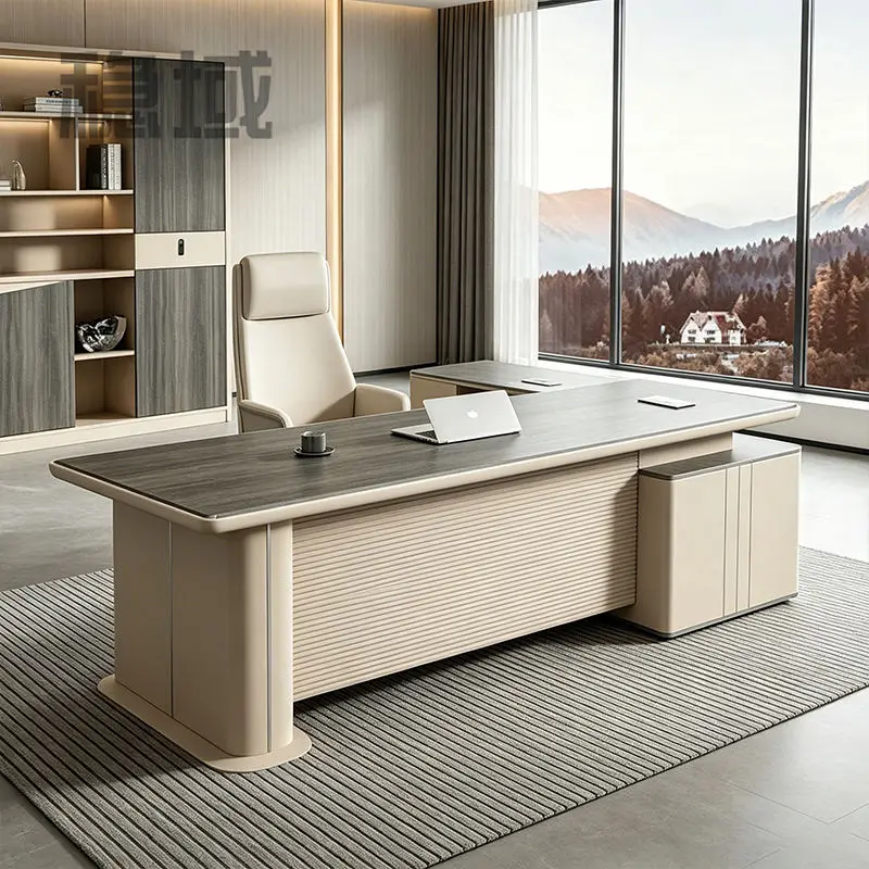 Office Furniture boss Desk Manager Executive Office Desk Table Ceo Luxury Desk boss Table — image 3