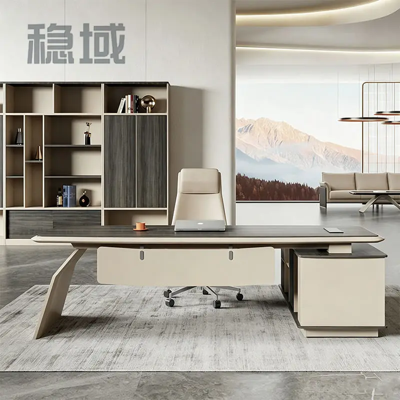 Office Furniture boss Desk Manager Executive Office Desk Table Ceo Luxury Desk boss Table — view 1