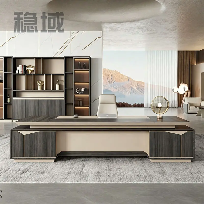 Office Furniture boss Desk Manager Executive Office Desk Table Ceo Luxury Desk boss Table — view 1