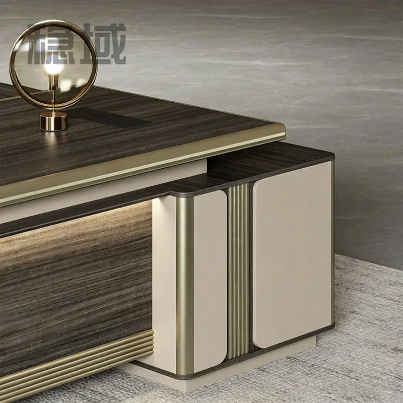 Office Furniture boss Desk Manager Executive Office Desk Table Ceo Luxury Desk boss Table — image 3