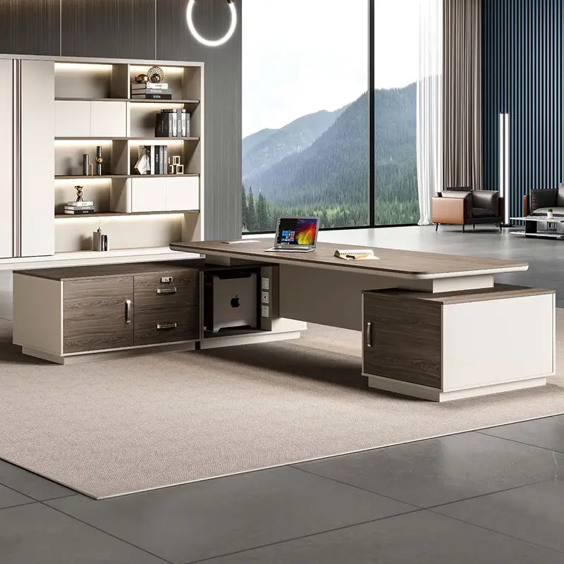 Office Furniture boss Desk Manager Executive Office Desk Table Ceo Luxury Desk boss Table — image 3