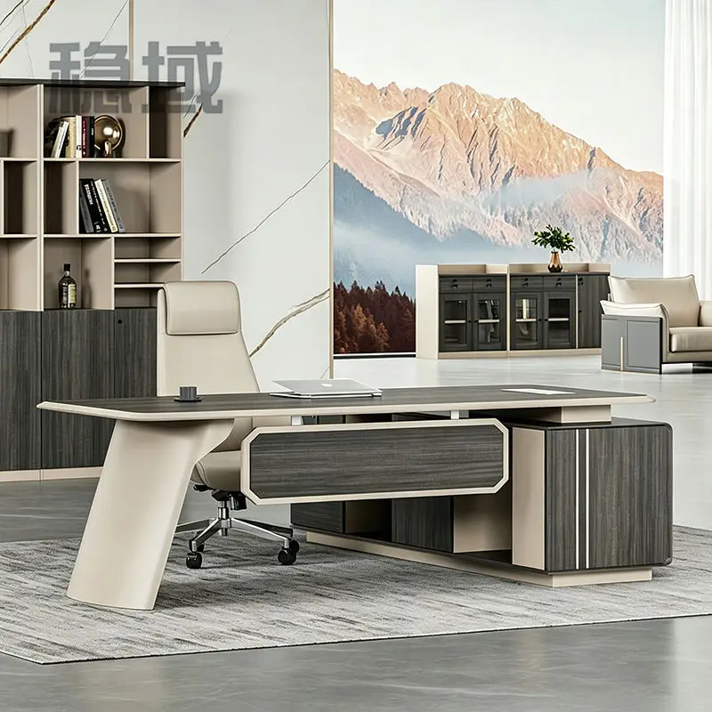 Office Furniture boss Desk Manager Executive Office Desk Table Ceo Luxury Desk boss Table — view 1