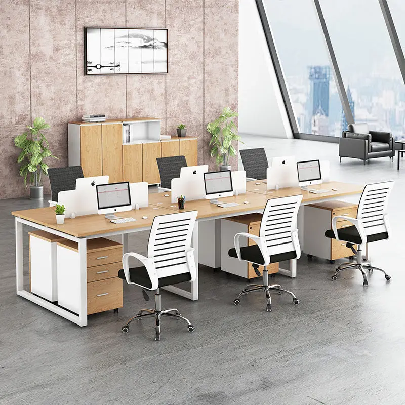Office Desk Office Staff Desk Simple Modern Screen Station Locker Partition Employee Computer Desk — image 3