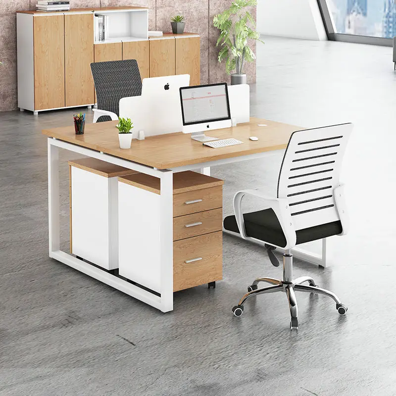 Office Desk Office Staff Desk Simple Modern Screen Station Locker Partition Employee Computer Desk — image 4
