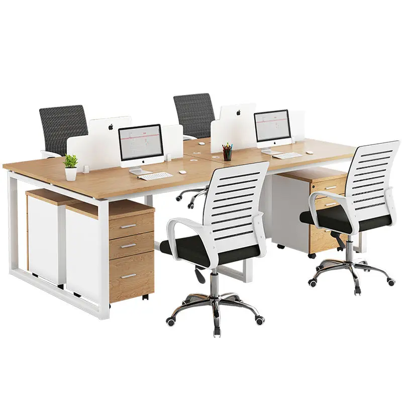 Office Desk Office Staff Desk Simple Modern Screen Station Locker Partition Employee Computer Desk — image 7
