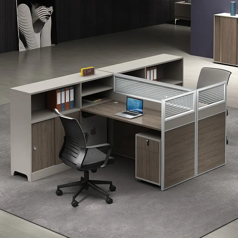 Office Desk Office Staff Desk Simple Modern Screen Station Locker Partition Employee Computer Desk — image 4