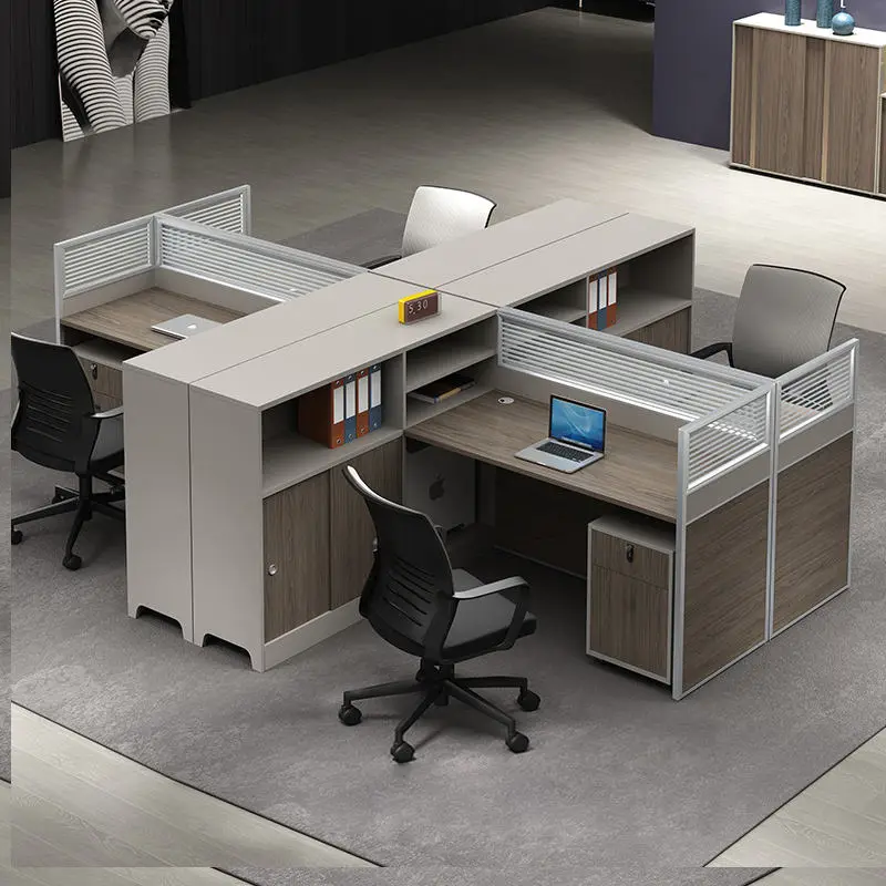 Office Desk Office Staff Desk Simple Modern Screen Station Locker Partition Employee Computer Desk — image 5