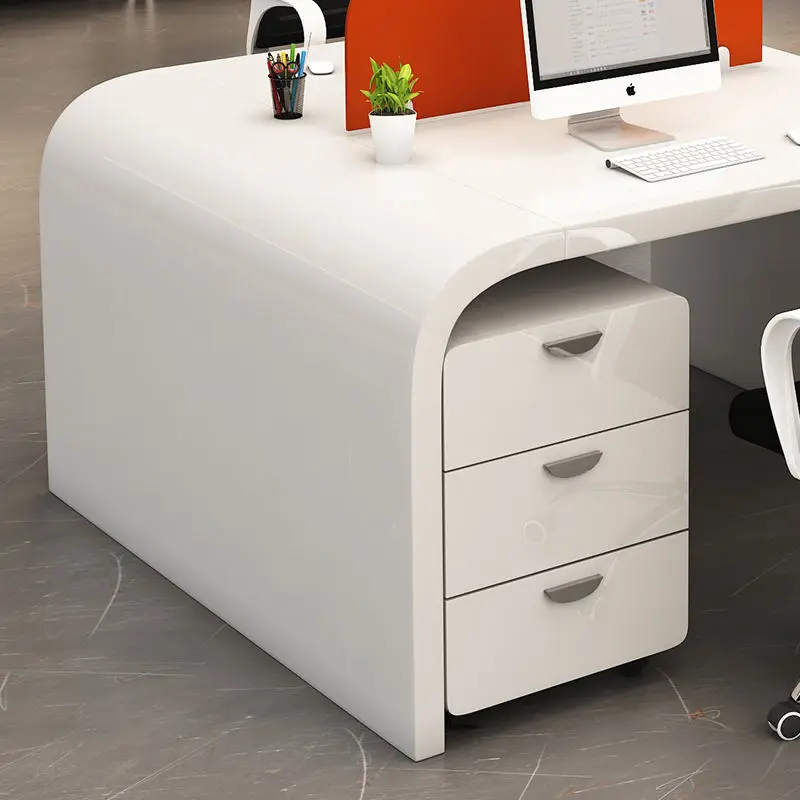 Office Desk Office Staff Desk Simple Modern Screen Station Locker Partition Employee Computer Desk — image 6