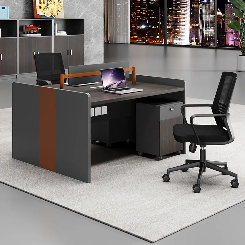 Office Desk Office Staff Desk Simple Modern Screen Station Locker Partition Employee Computer Desk — image 4