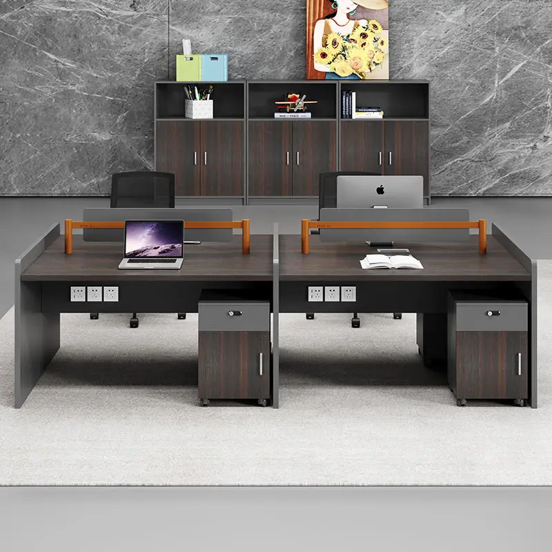 Office Desk Office Staff Desk Simple Modern Screen Station Locker Partition Employee Computer Desk — image 5