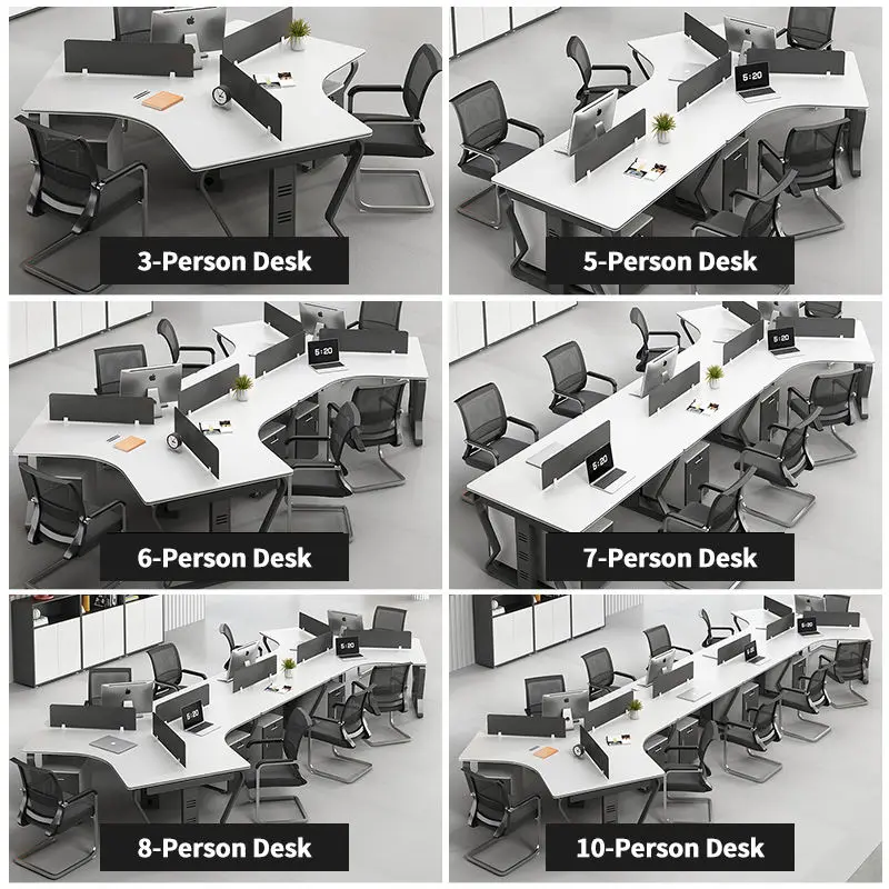 Office Desk Office Staff Desk Simple Modern Screen Station Locker Partition Employee Computer Desk — image 3