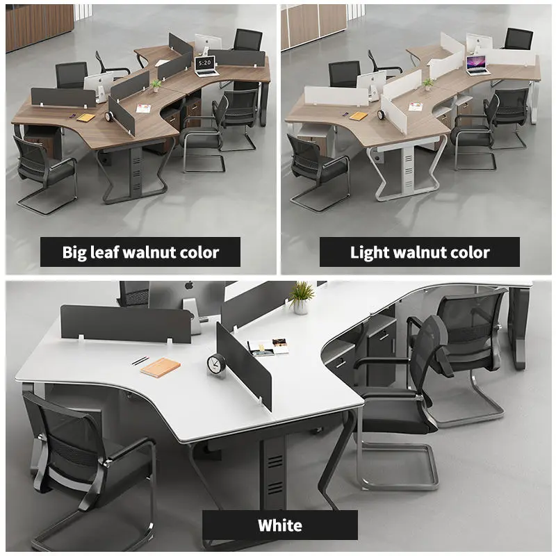 Office Desk Office Staff Desk Simple Modern Screen Station Locker Partition Employee Computer Desk — image 4