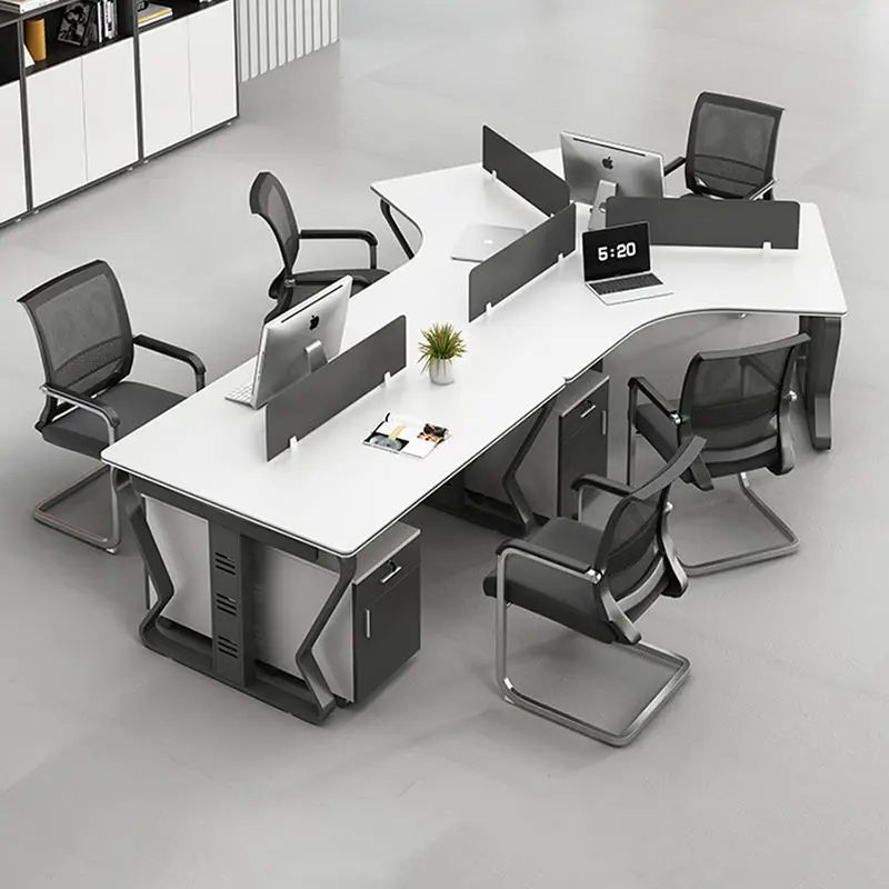 Office Desk Office Staff Desk Simple Modern Screen Station Locker Partition Employee Computer Desk — image 5