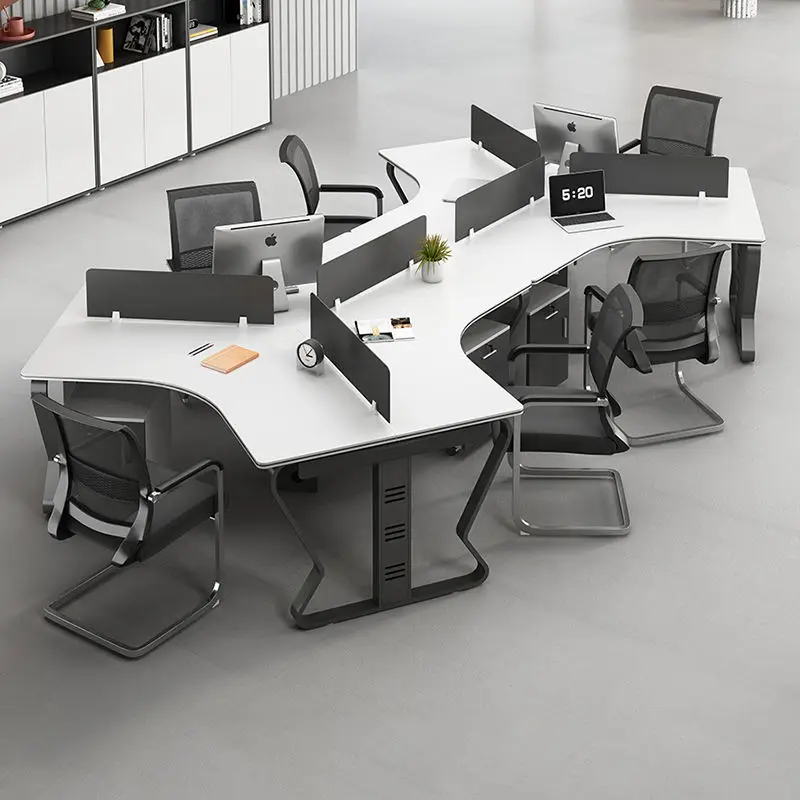 Office Desk Office Staff Desk Simple Modern Screen Station Locker Partition Employee Computer Desk — image 6