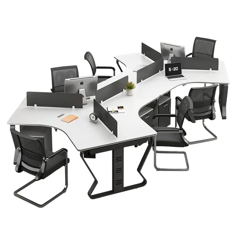 Office Desk Office Staff Desk Simple Modern Screen Station Locker Partition Employee Computer Desk — image 7