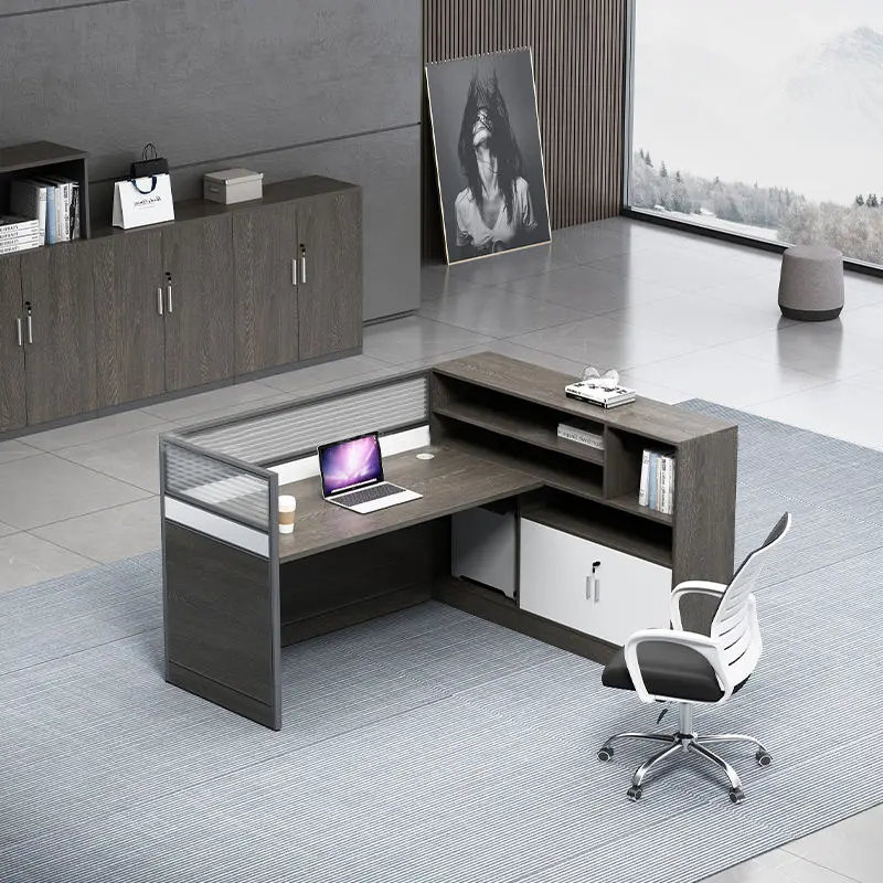 Office Desk Office Staff Desk Simple Modern Screen Station Locker Partition Employee Computer Desk — image 4