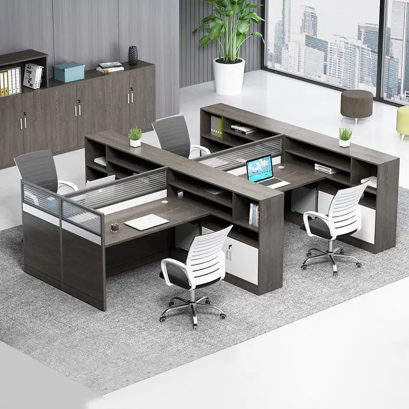 Office Desk Office Staff Desk Simple Modern Screen Station Locker Partition Employee Computer Desk — image 5