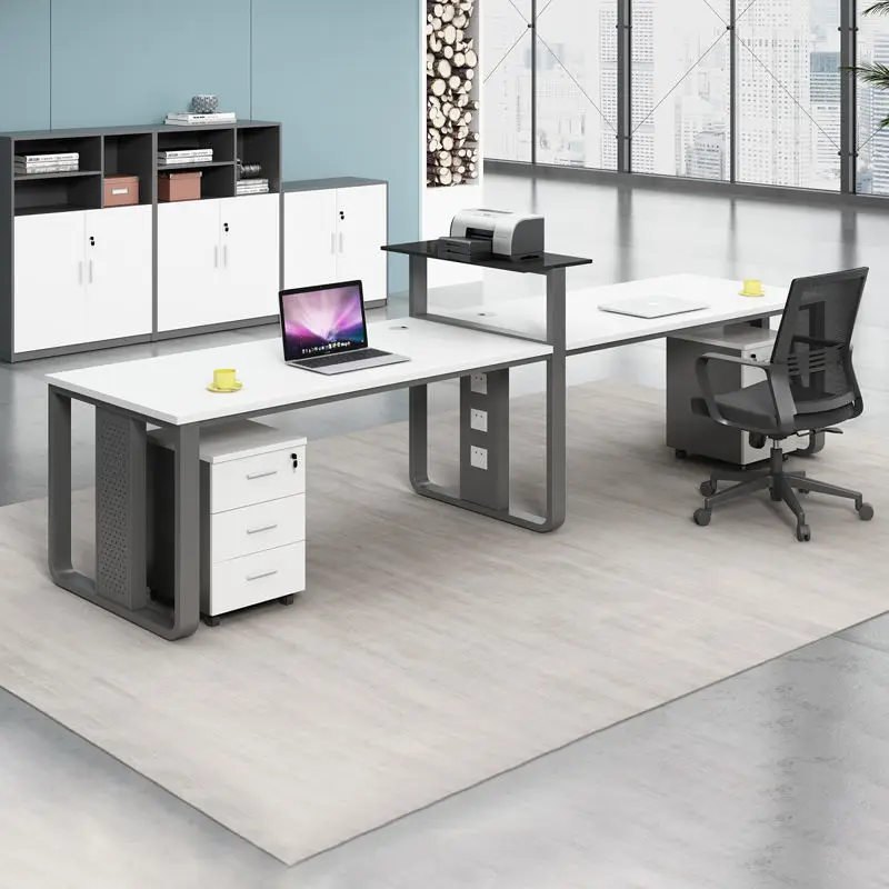Office Desk Office Staff Desk Simple Modern Screen Station Locker Partition Employee Computer Desk — image 6