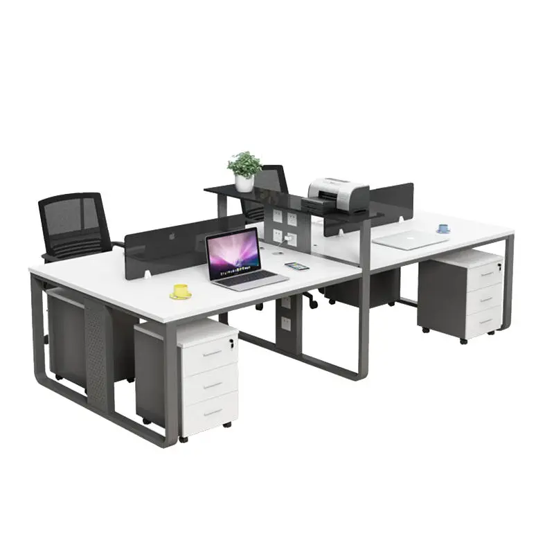 Office Desk Office Staff Desk Simple Modern Screen Station Locker Partition Employee Computer Desk — image 7