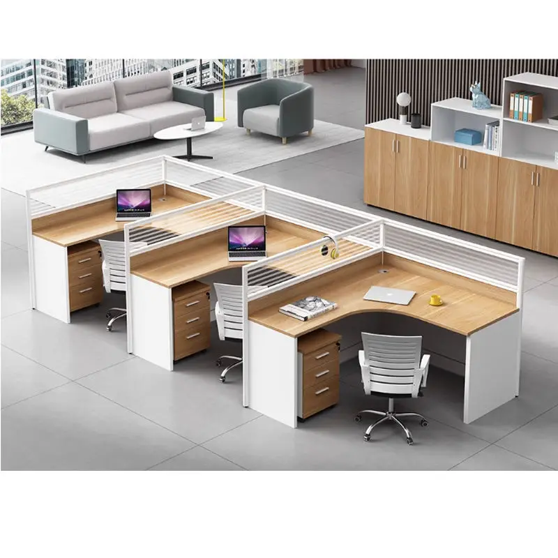 Office Desk Office Staff Desk Simple Modern Screen Station Locker Partition Employee Computer Desk — image 5