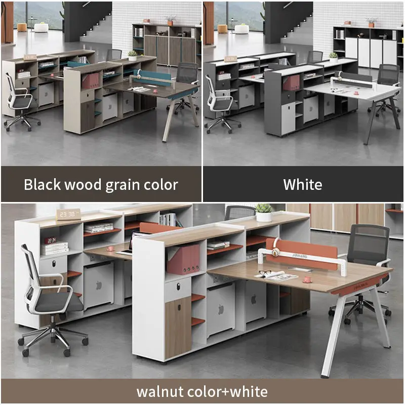 Office Desk Office Staff Desk Simple Modern Screen Station Locker Partition Employee Computer Desk — image 5