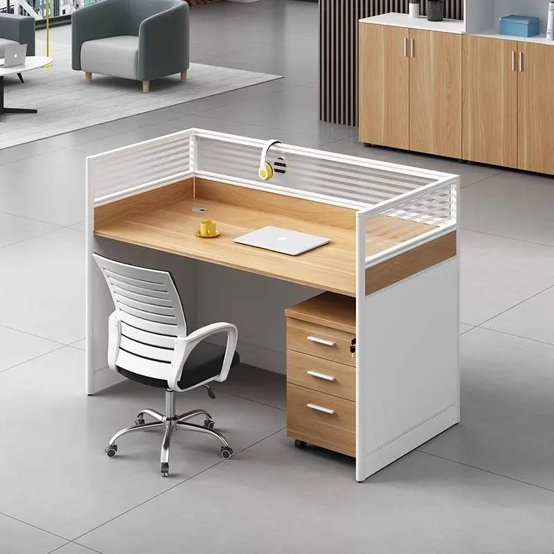 Office Desk Office Staff Desk Simple Modern Screen Station Locker Partition Employee Computer Desk — image 6