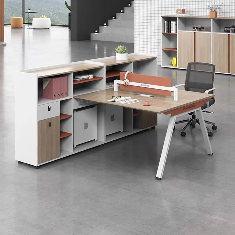 Office Desk Office Staff Desk Simple Modern Screen Station Locker Partition Employee Computer Desk — image 6