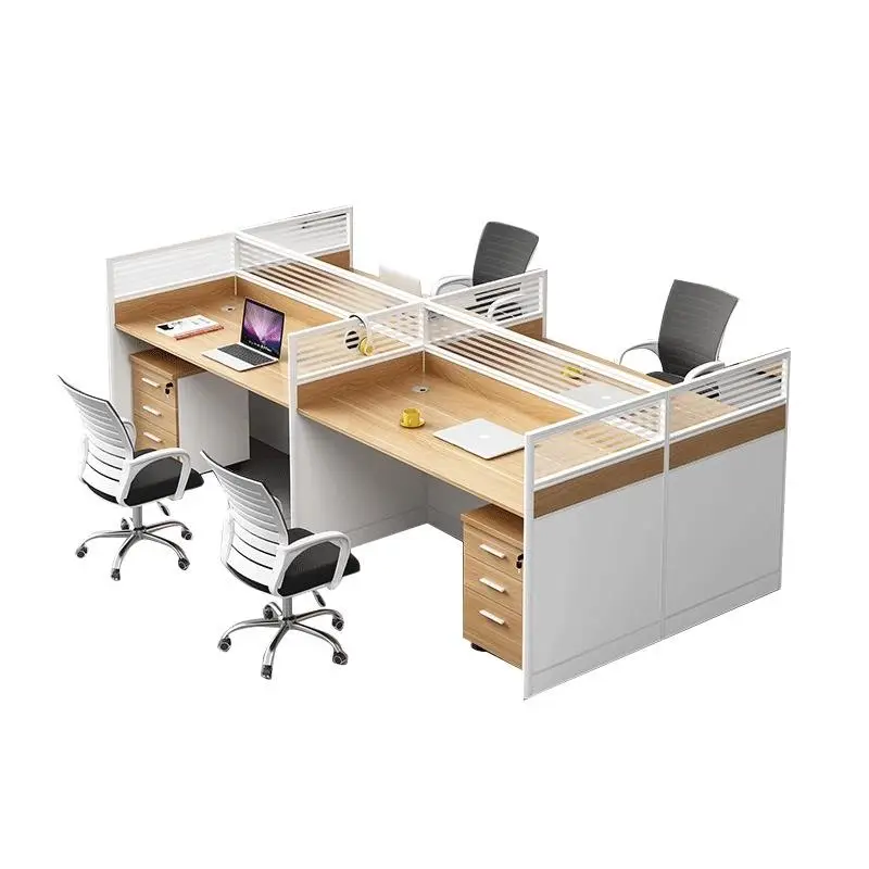 Office Desk Office Staff Desk Simple Modern Screen Station Locker Partition Employee Computer Desk — image 7