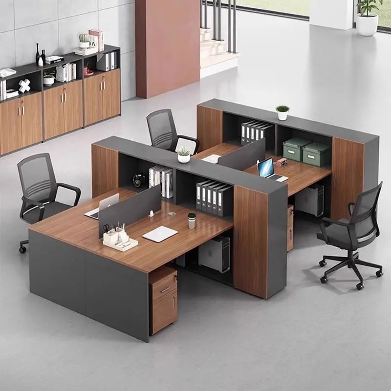 Office Desk Office Staff Desk Simple Modern Screen Station Locker Partition Employee Computer Desk — image 3