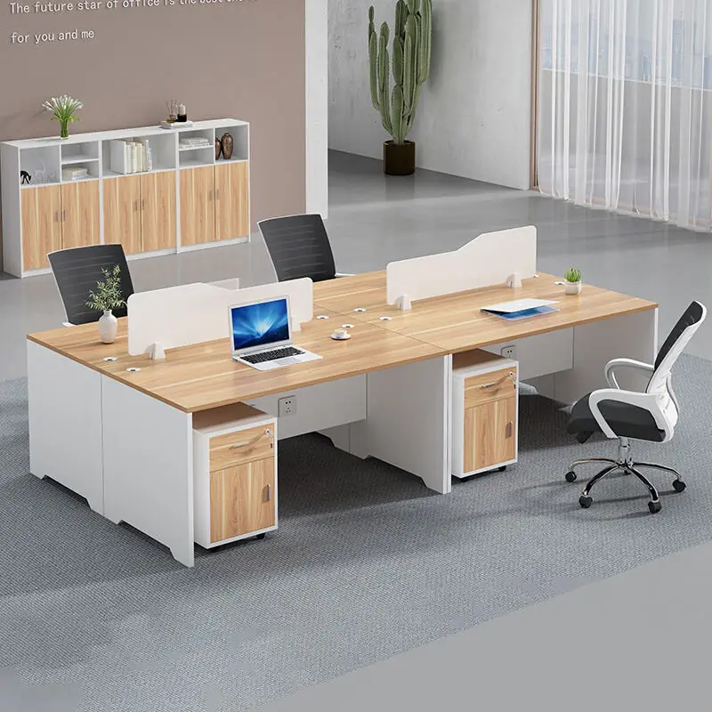 Office Desk Office Staff Desk Simple Modern Screen Station Locker Partition Employee Computer Desk — view 1