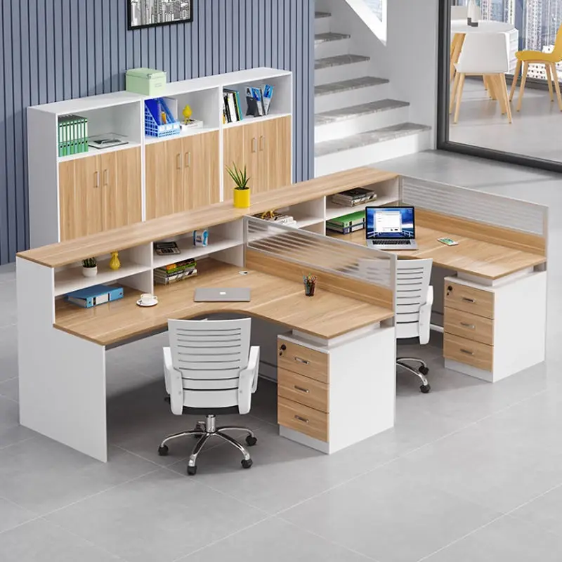 Office Desk Office Staff Desk Simple Modern Screen Station Locker Partition Employee Computer Desk — image 5