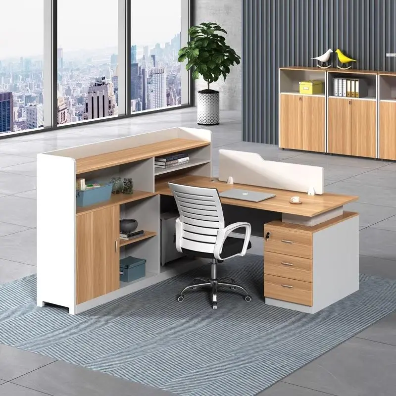 Office Desk Office Staff Desk Simple Modern Screen Station Locker Partition Employee Computer Desk — image 5